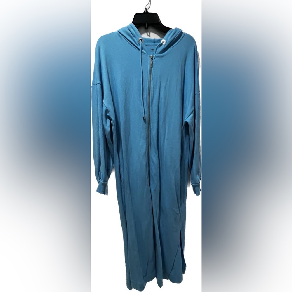 INC maxi hooded jacket